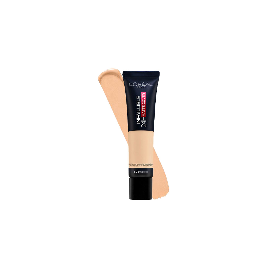 Тональний крем L'Oreal Paris Infaillible 24h Matte Cover 130 - True Beige 30 мл (3600523783724) - зображення 2