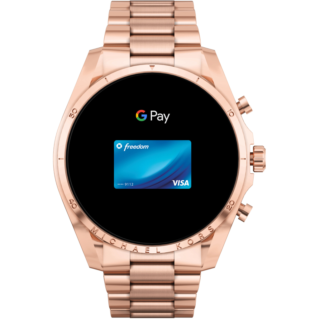 Смарт-годинник Michael Kors GEN 6 BRADSHAW Rose Gold-Tone Stainless Steel (MKT5133) - зображення 4