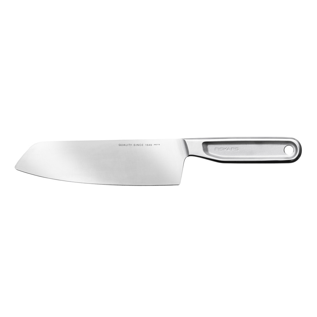 Кухонний ніж Fiskars All Steel Santoku 17 см (1062884) - зображення 1