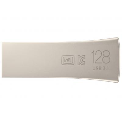 USB флеш накопичувач Samsung 128GB Bar Plus Silver USB 3.1 (MUF-128BE3/APC) - изображение 2