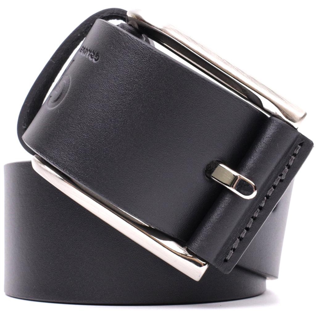 Ремінь Grande Pelle Під джинси з натуральної шкіри Чорний (11685) - зображення 7