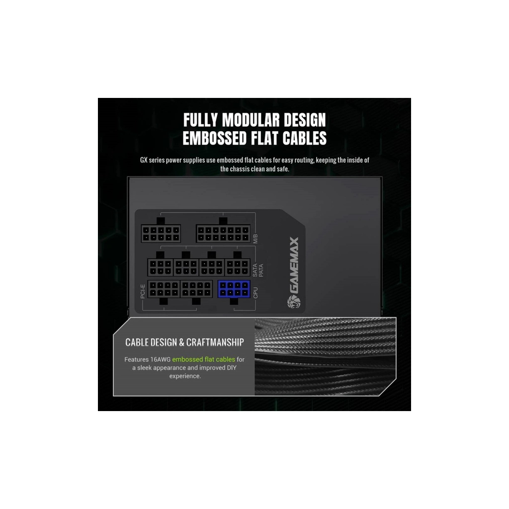 Блок живлення Gamemax 750W (GX 750GF) - зображення 6