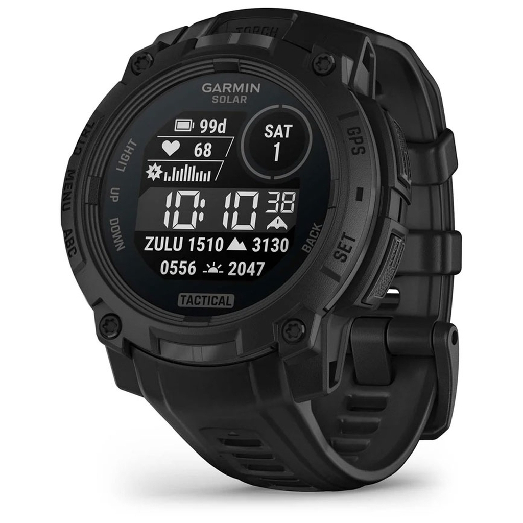 Смарт-годинник Garmin Instinct 3, Tactical, Solar, 45mm, Black, GPS смарт-годинник (010-02934-50/010-02934-90) - зображення 1