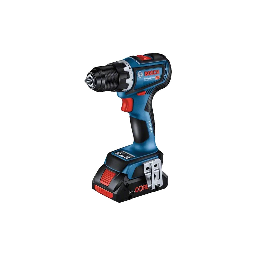 Шуруповерт Bosch GSR 18V-90 C 18V, 36-64Нм, 0-2100 об/хв, кейс, 1.1кг (без АКБ та ЗП) (0.601.9K6.002) - зображення 1