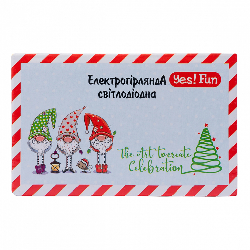 Гірлянда YES! Fun LED Christmas time 100 ламп, блакитна, 5м. 8 режимів (801151) - зображення 2