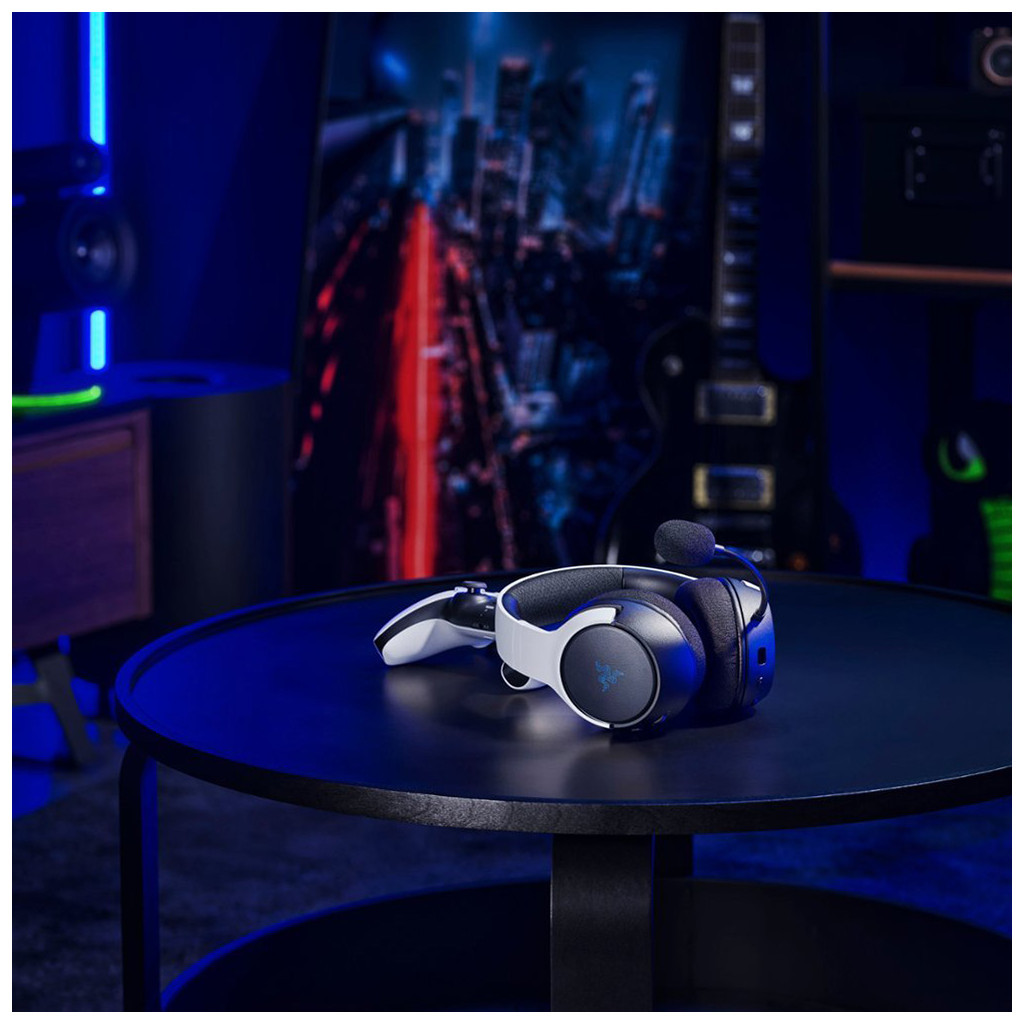 Навушники Razer Kaira Hyperspeed for PS5 Bluetooth White/Black (RZ04-03980200-R3G1) - зображення 8