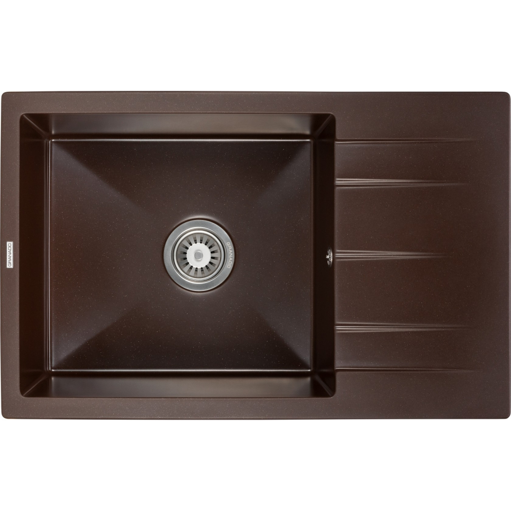 Мийка кухонна GRANADO NAVIA marron з сифоном (775*495mm.) (gr3806) - зображення 1