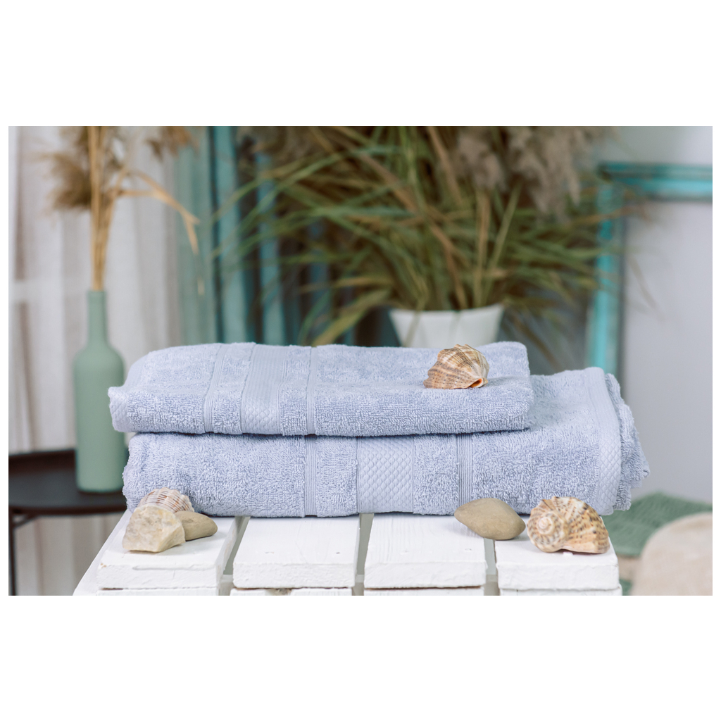 Рушник MirSon набір банний 5007 SoftNess Lavender 50x90, 70x140 (2200003182996) - зображення 1