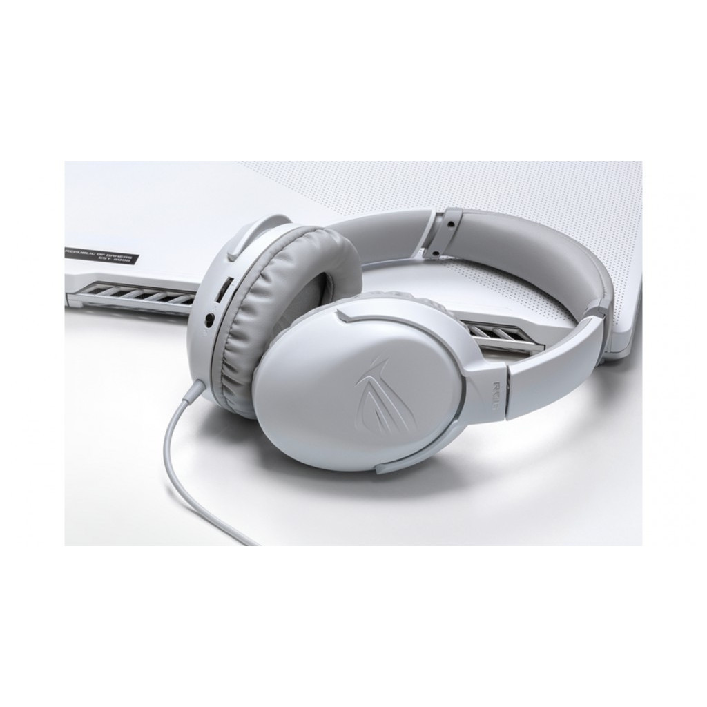 Навушники ASUS ROG Strix Go Core Moonlight White (90YH0381-B1UA00) - зображення 12