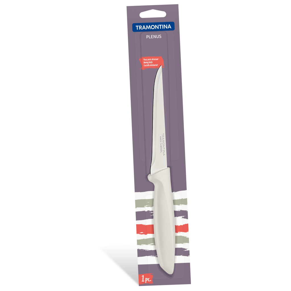 Кухонний ніж Tramontina Plenus Light Grey Bone 127 мм (23425/135) - зображення 2