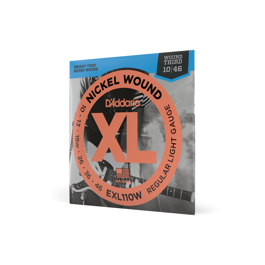 Струни для гітари D'Addario XL Nickel Wound 3rd Regular Light (10-46) (EXL110W) - зображення 2