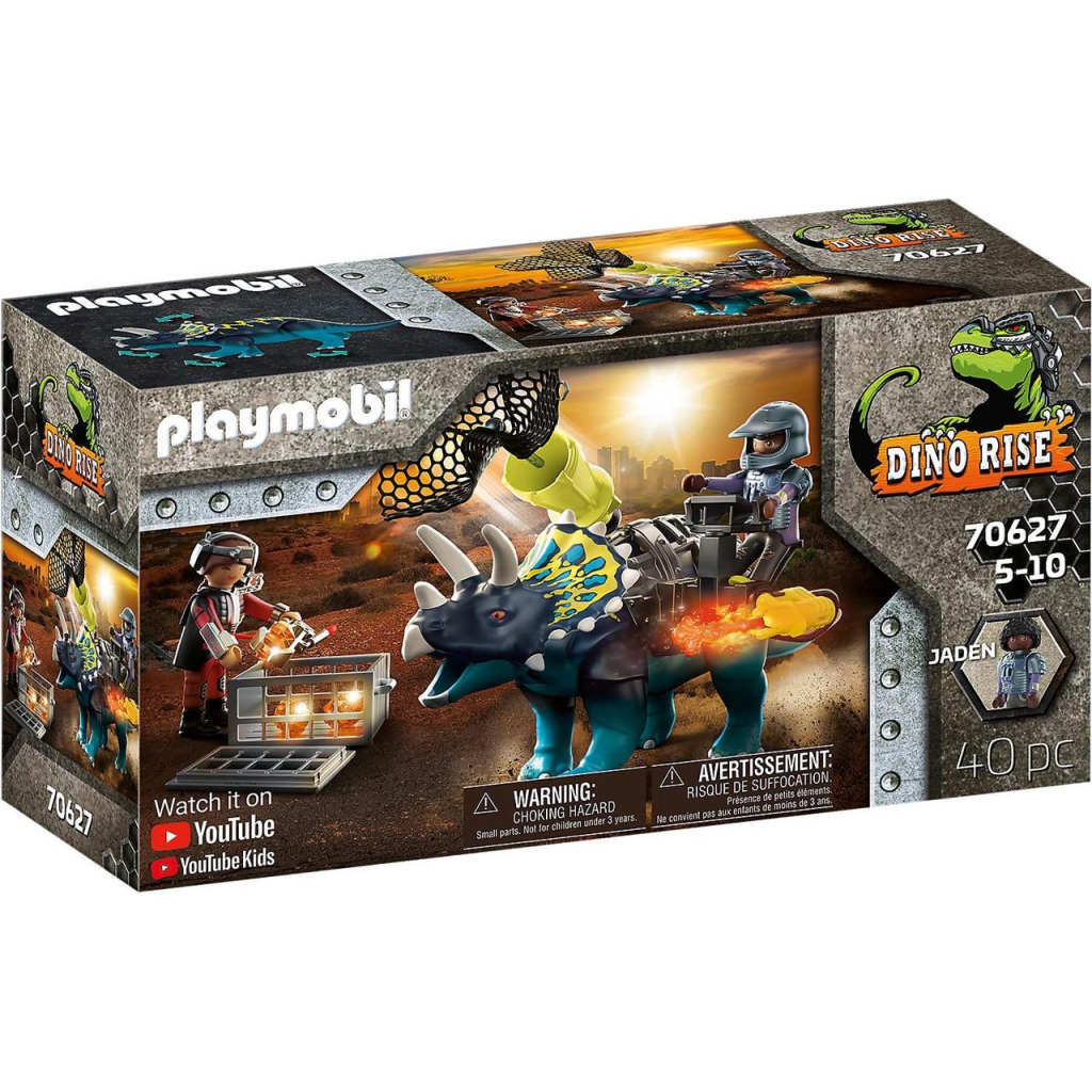 Конструктор Playmobil Dino rise Трицератопс: Битва Легендарних каменів (70627) - зображення 1
