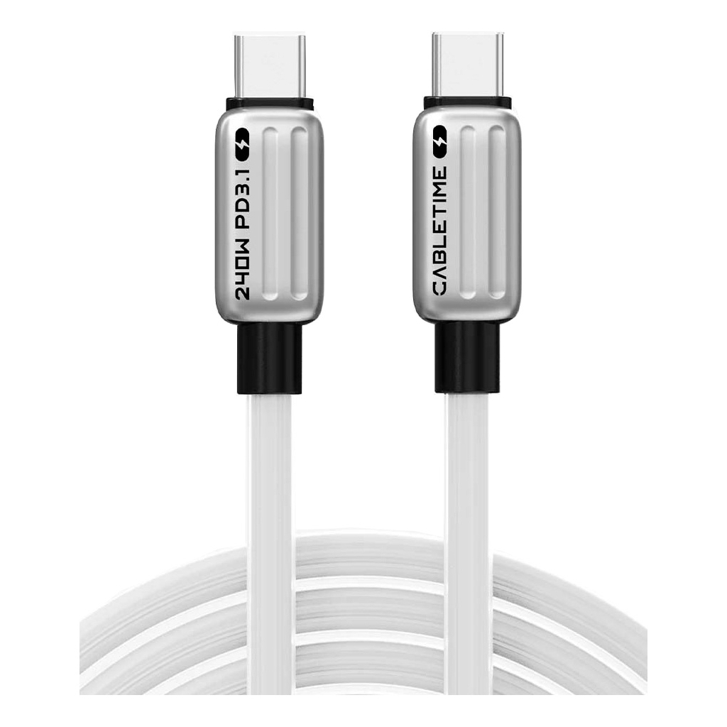 Дата кабель USB-C to USB-C 2.0m PD240W Cabletime (CA915736) - зображення 1