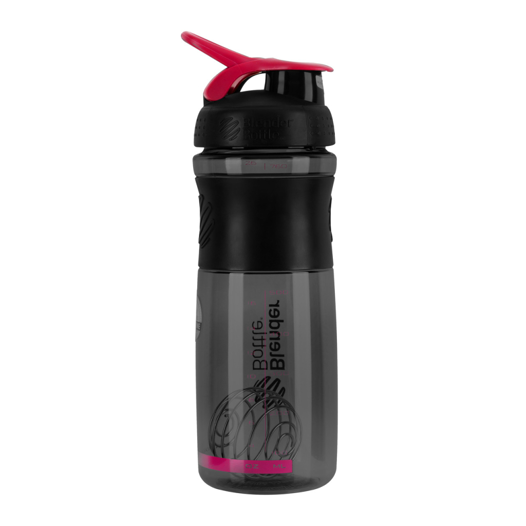 Шейкер спортивний BlenderBottle SportMixer Flip 28oz/820ml Black/Pink (SM 28oz Black/Pink) - зображення 8