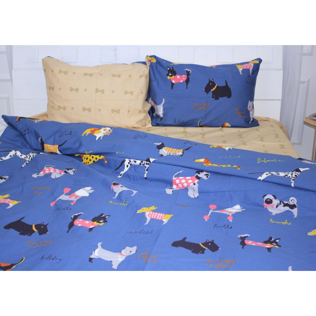 Постільна білизна MirSon Сатин 22-1309 Pocket Dogs 200 х 220 (2200004338774) - зображення 2