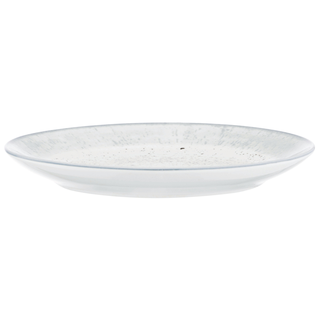Тарілка Ardesto Siena, 19см, порцеляна, біло-сірий (AR2919SW) - зображення 4