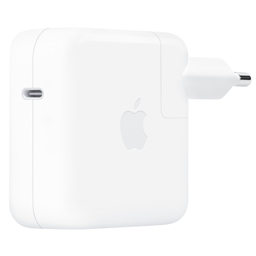 Блок живлення до ноутбуку Apple 70W USB-C Power Adapter (MQLN3ZM/A) - зображення 1