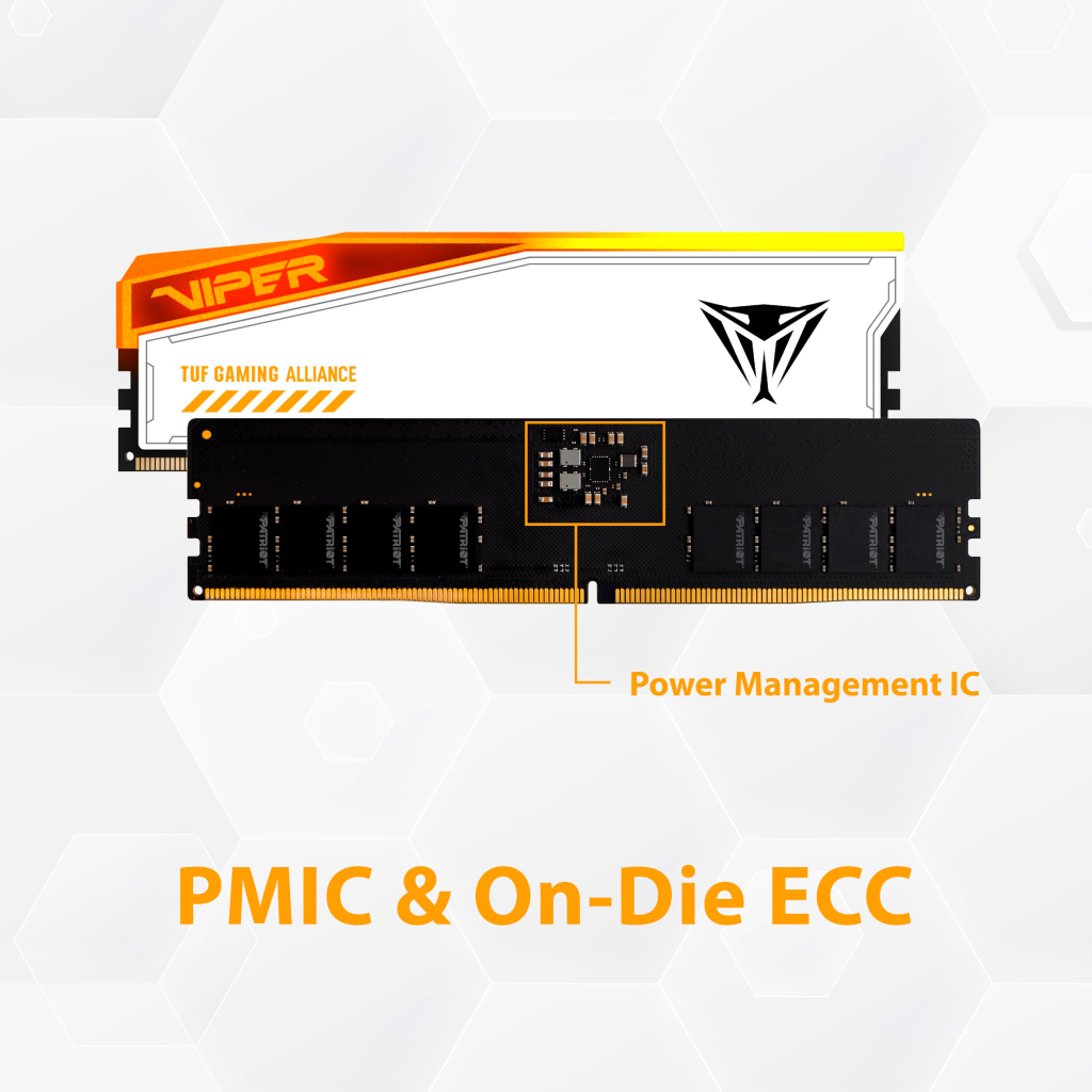 Модуль пам'яті для комп'ютера DDR5 32GB (2x16GB) 6600 MHz Viper Elite 5 RGB Patriot (PVER532G66C34KT) - зображення 10