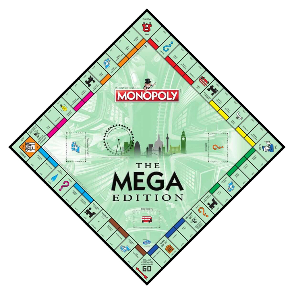Настільна гра Winning Moves The Mega Edition Monopoly (2459) - зображення 3