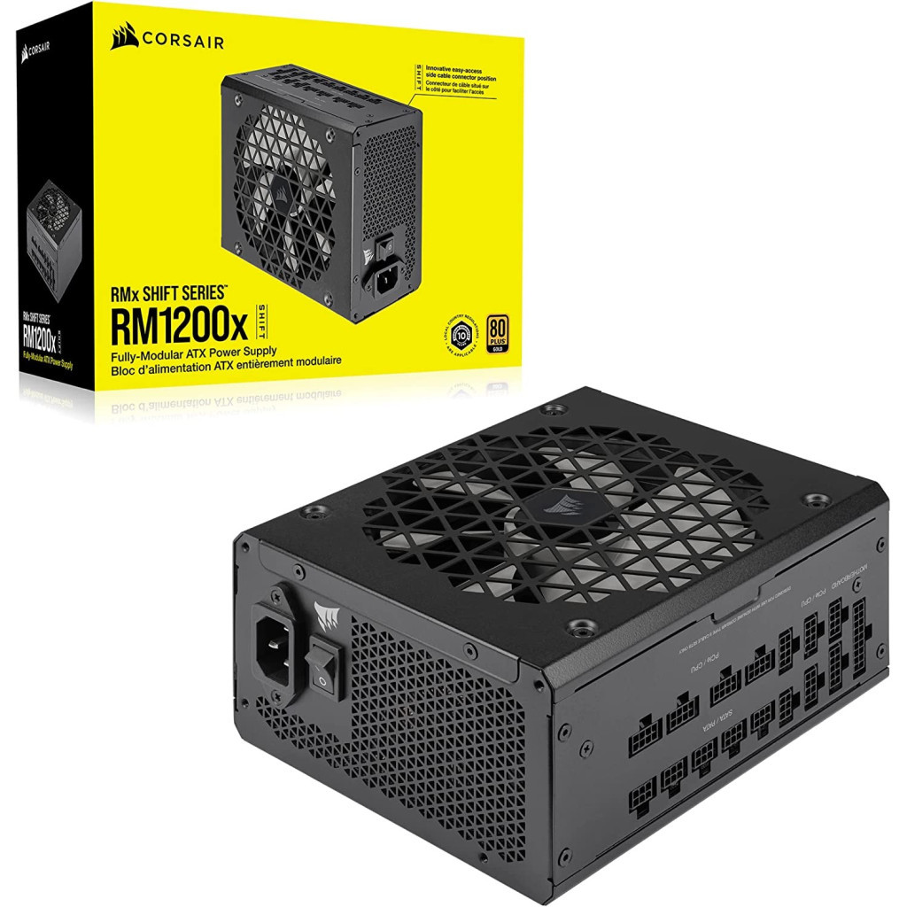 Блок живлення Corsair 1200W RM1200x Shift PCIE5 (CP-9020254-EU) - зображення 8