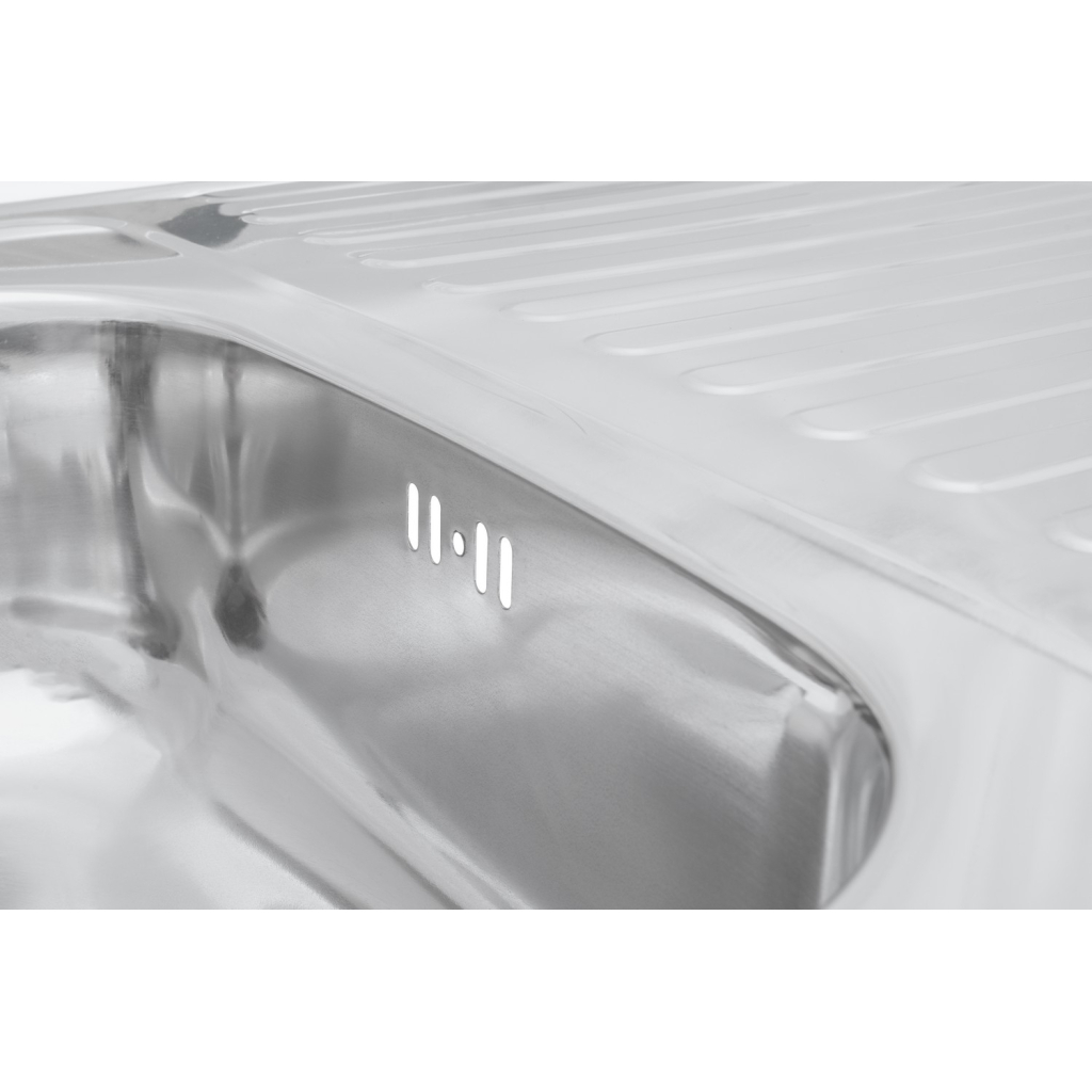 Мийка кухонна Kroner Polierte-6080L 06160 (CV022817) - зображення 3