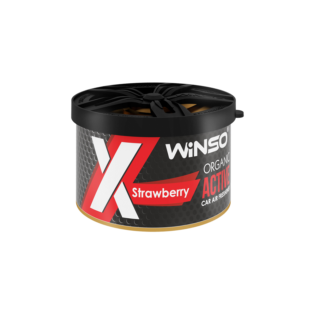 Ароматизатор для автомобіля WINSO Organic X Active Strawberry (533720) - зображення 1