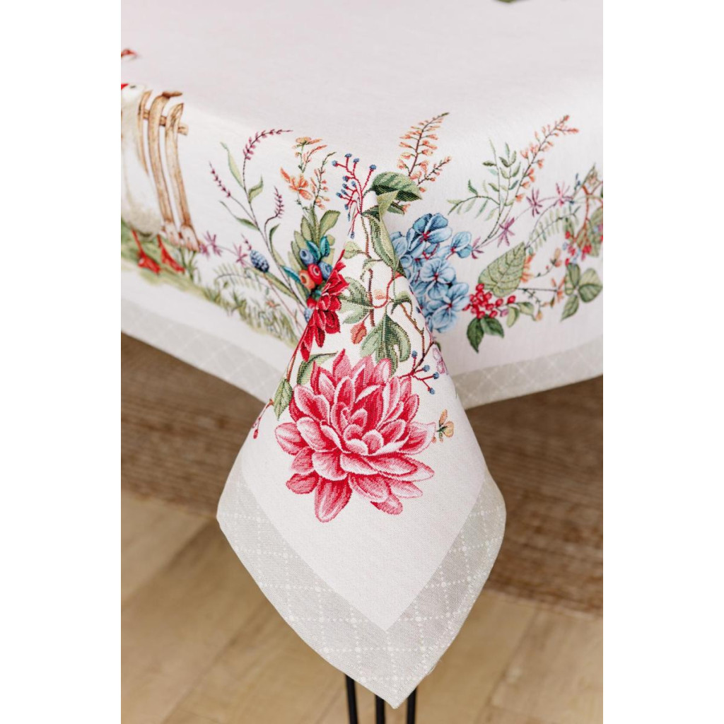 Скатертина Прованс гобеленова Гуси 135х300 см (034101) - зображення 5