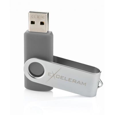 USB флеш накопичувач eXceleram 32GB P1 Series Silver/Gray USB 2.0 (EXP1U2SIG32) - зображення 3