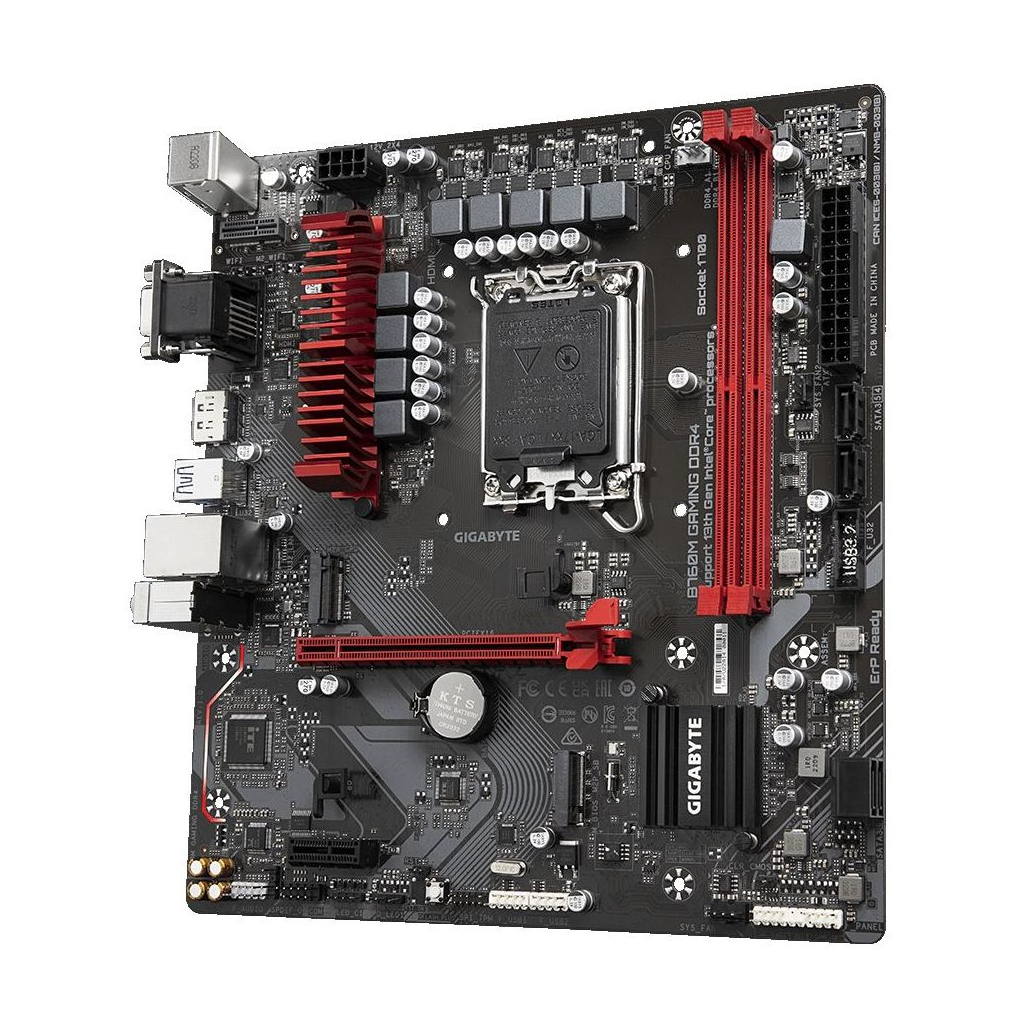 Материнська плата GIGABYTE B760M GAMING DDR4 - зображення 4