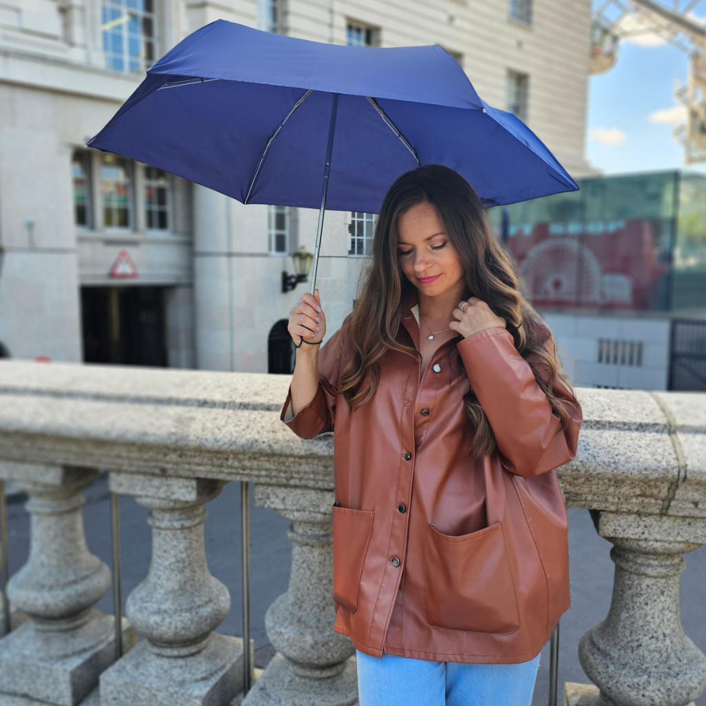 Парасоля Fulton L710-037386 Open & Close Superslim-1 Navy (L710-037386) - зображення 5