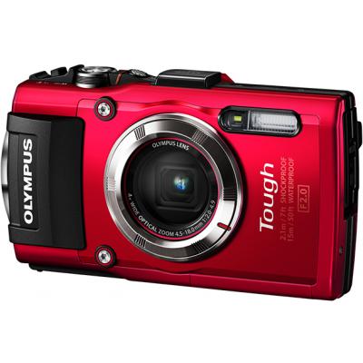 Цифровий фотоапарат Olympus TG-3 Red (V104140RE000) - зображення 4
