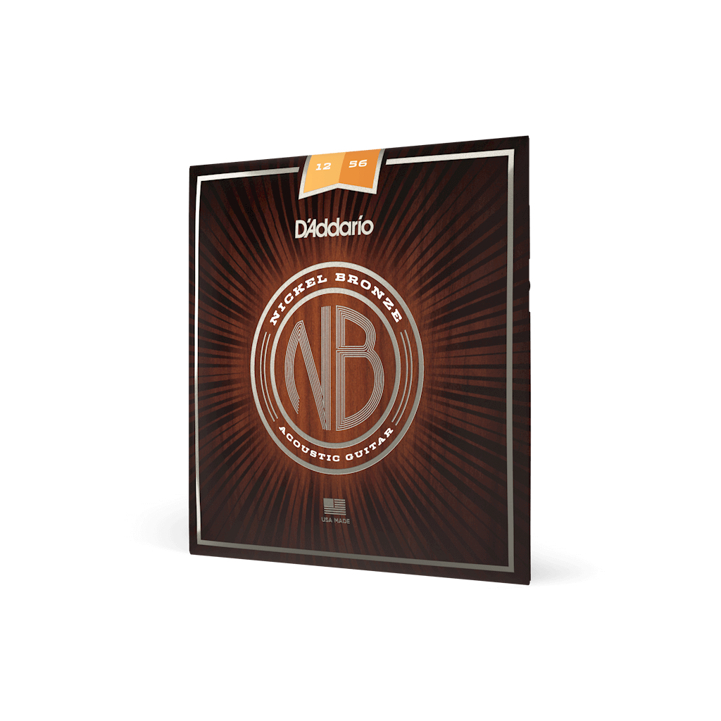 Струни для гітари D'Addario Nickel Bronze Light Top / Medium Bottom (12-56) (NB1256) - зображення 4