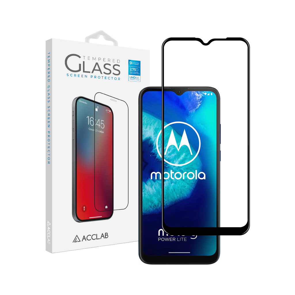 Скло захисне ACCLAB Full Glue MOTO G8 Power Lite (1283126509056) - зображення 1