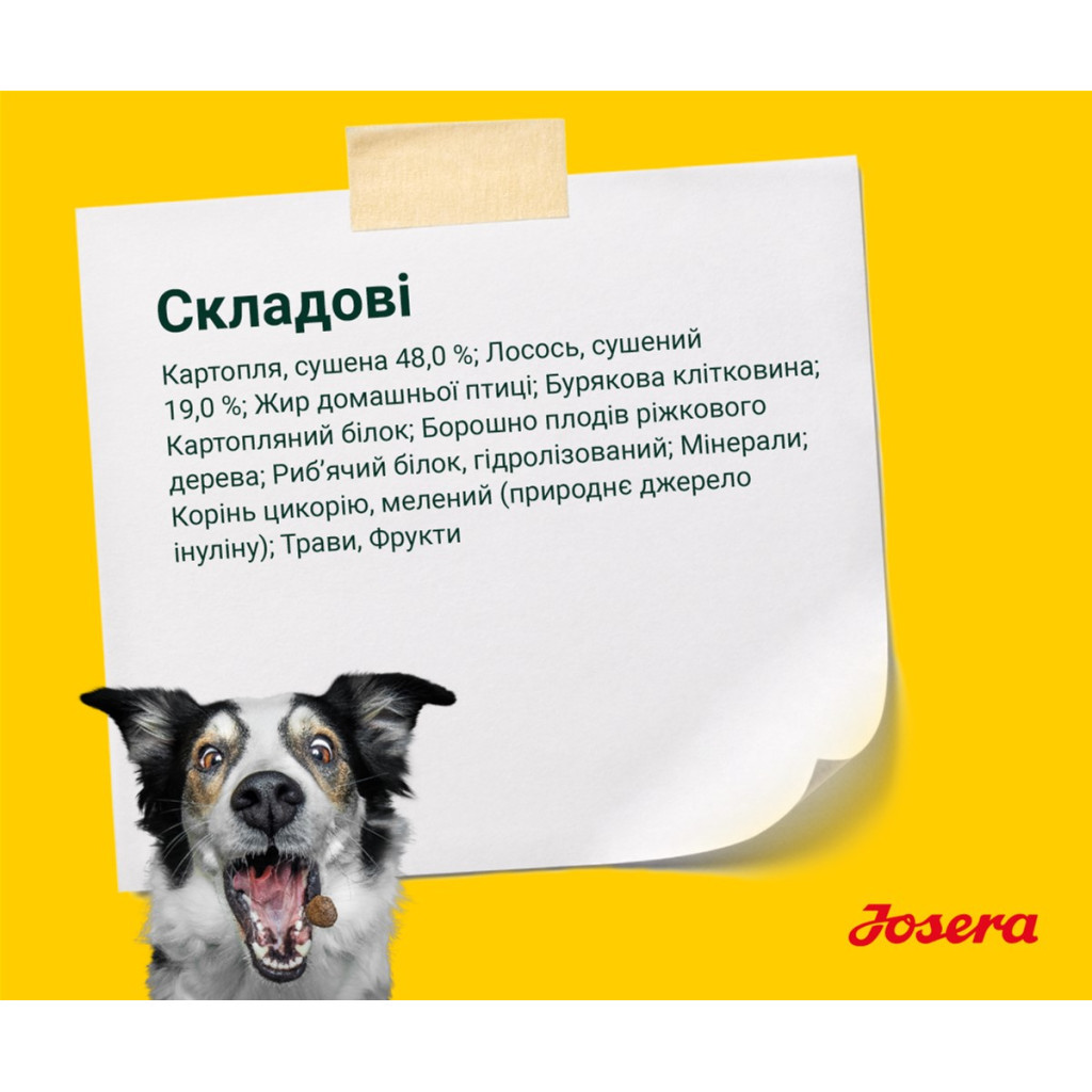 Сухий корм для собак Josera Lachs&Kartoffel 900 г (4032254745310) - зображення 4