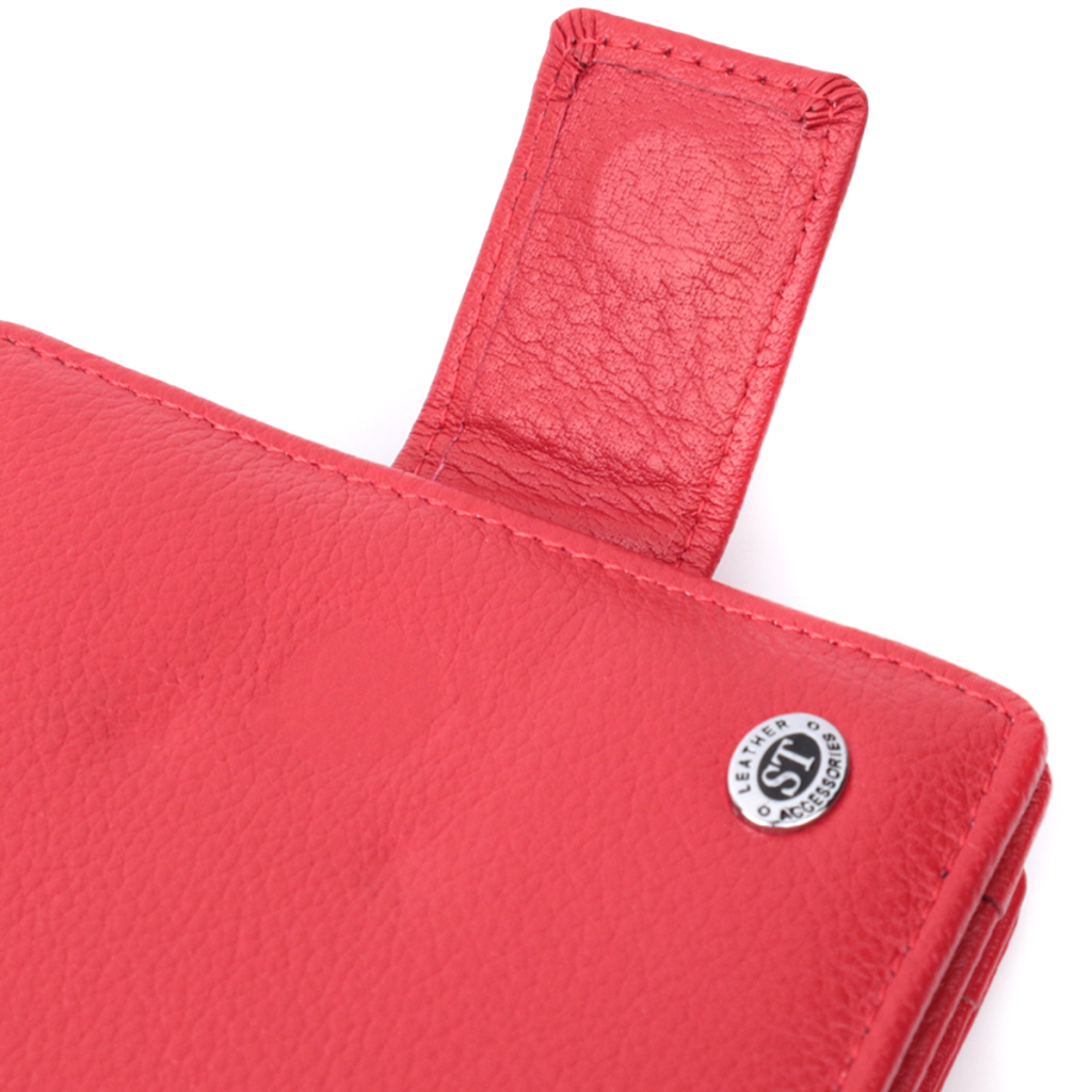 Гаманець ST Leather З натуральної шкіри Червоний (22714) - изображение 5