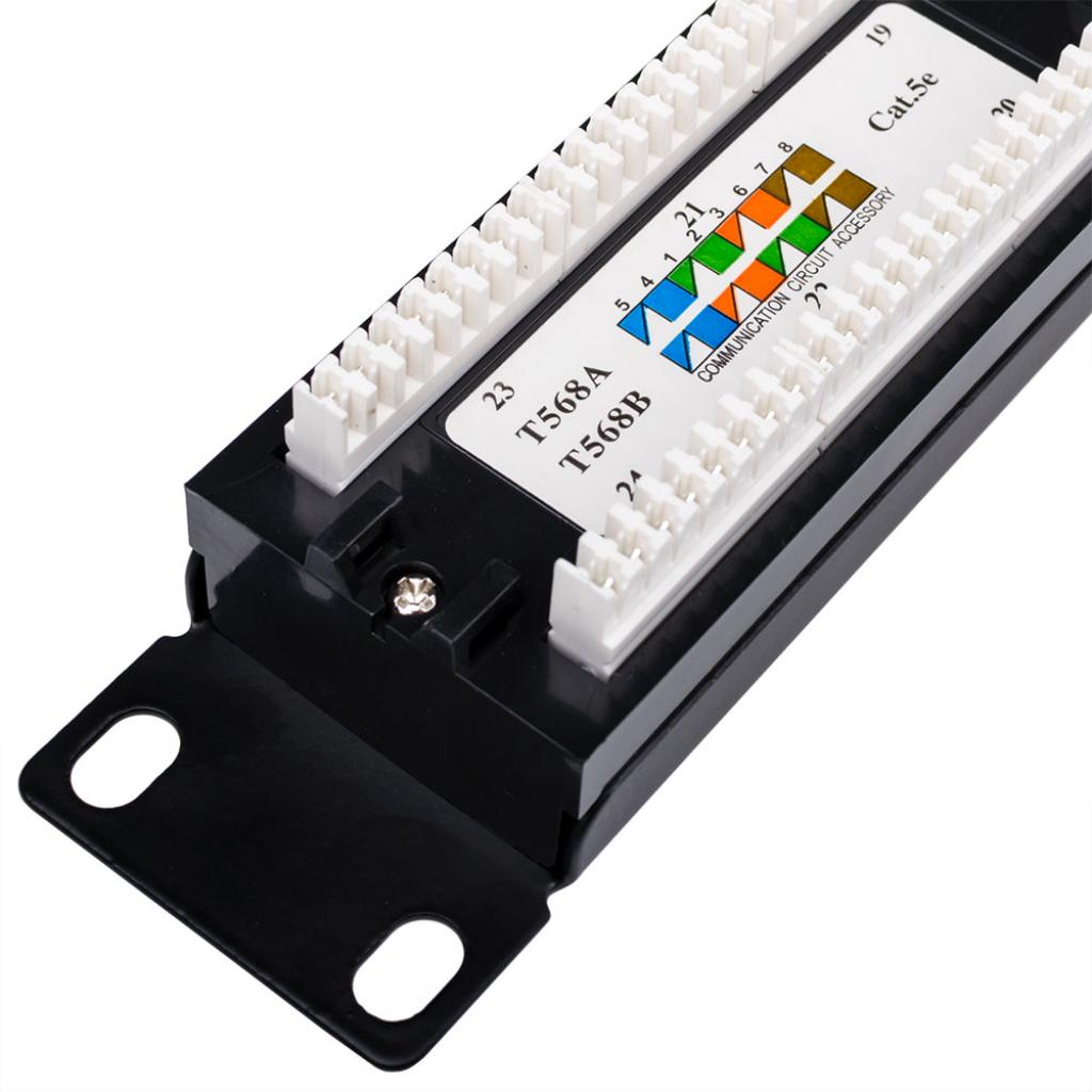 Патч-панель Atcom 19" 24 порта UTP (P5124) - изображение 2