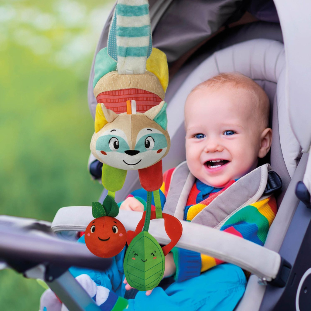 Іграшка на коляску Clementoni Easy-Peasy Soft Raccoon брязкальце (17789) - зображення 4