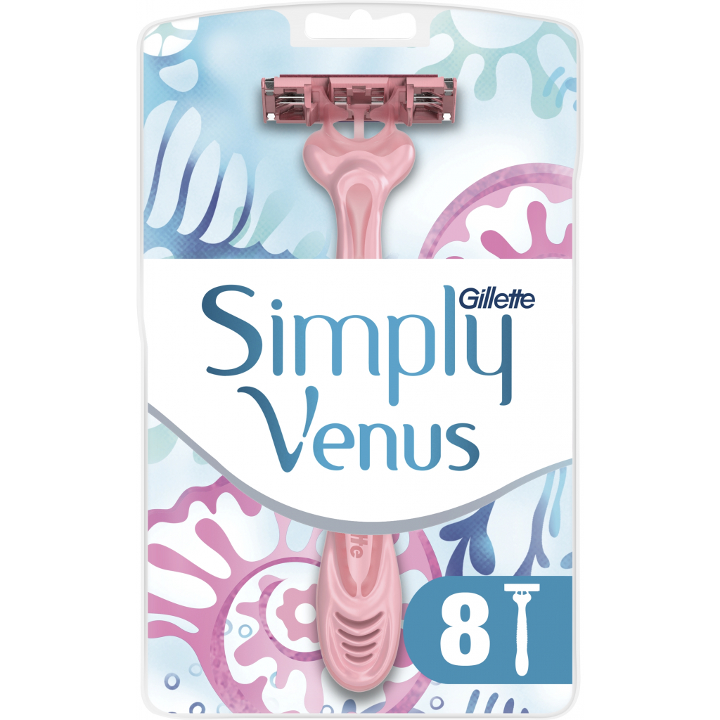 Бритва Gillette Simply Venus 3 8 шт. (7702018465767) - зображення 1