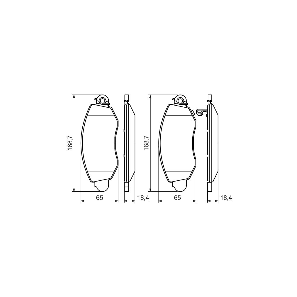 Гальмівні колодки Bosch 0 986 494 047 - зображення 3
