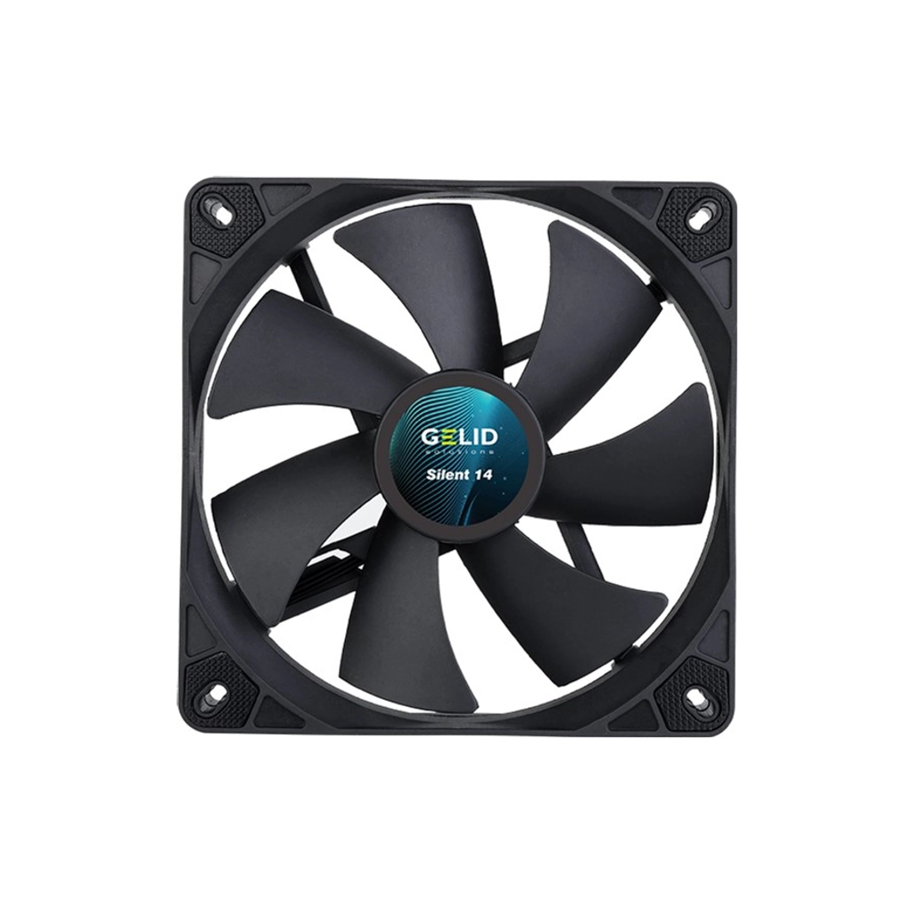 Кулер до корпусу Gelid Solutions Silent 14 Black 140 mm (FN-PX14-11) - зображення 2