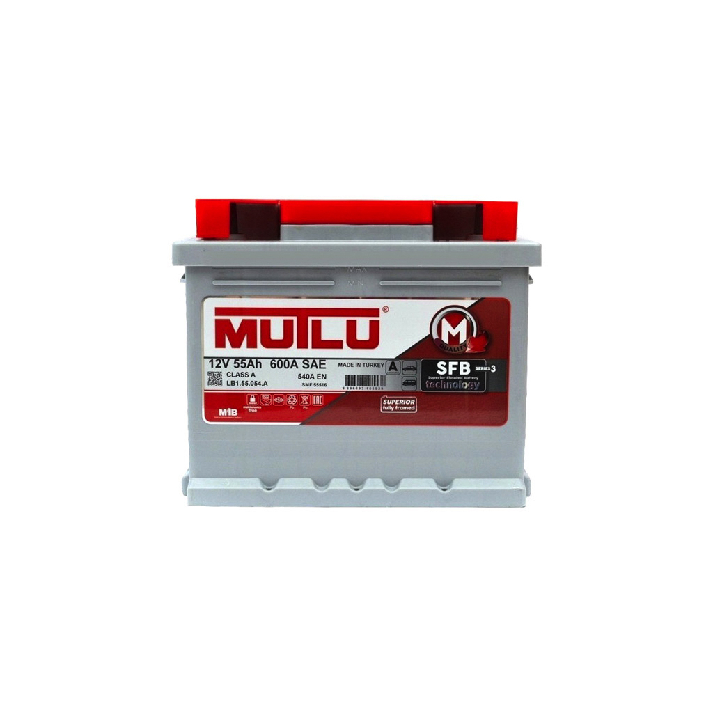 Акумулятор автомобільний MUTLU 55Аh (LB1.55.054.A) - зображення 1
