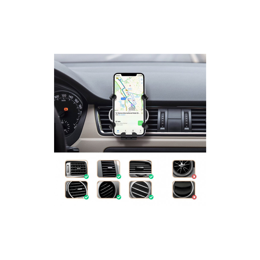 Універсальний автотримач Ugreen LP228 4.7-7.2" (80871) - зображення 5