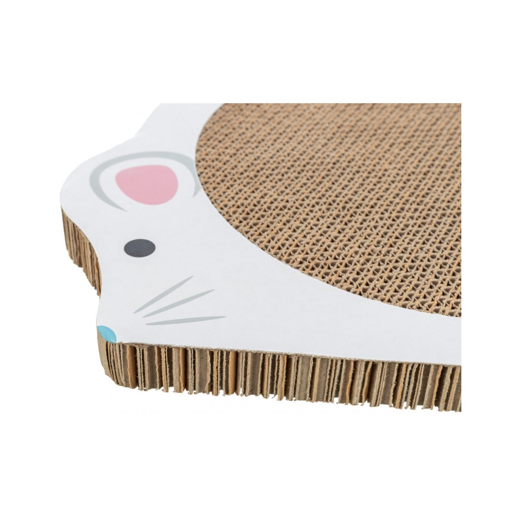 Дряпка (кігтеточка) для котів Trixie картонна в формі миші з котячою м'ятою (4011905480404) - зображення 3