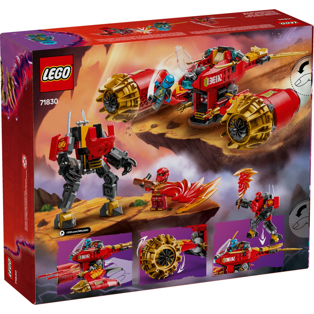 Конструктор LEGO Ninjago Штормовий робот-вершник Кая (71830) - зображення 9