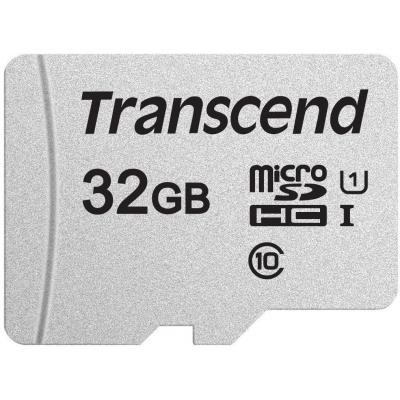 Карта пам'яті Transcend 32GB microSDHC class 10 UHS-I U1 (TS32GUSD300S) - зображення 1