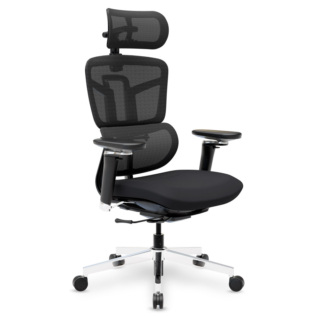 Офісне крісло Mealux S4 Air Fabric Black (HF-S4 F/B) - зображення 9