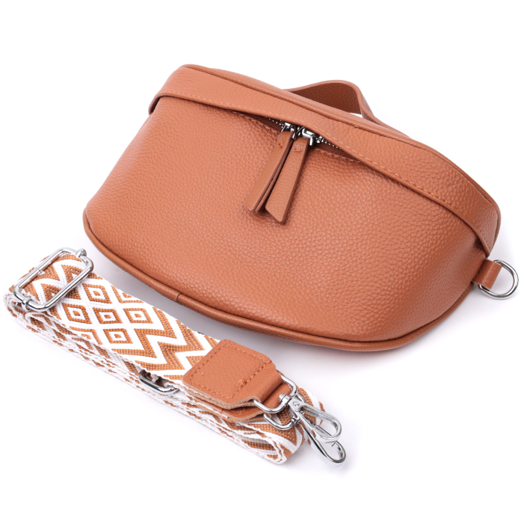 Сумка Vintage З натуральної шкіри Руда (22658) - зображення 5