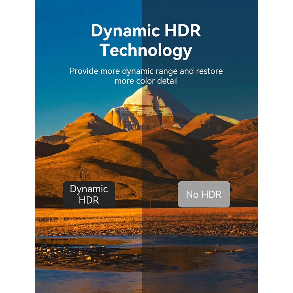 Кабель мультимедійний HDMI M to HDMI M 5.0m 8K cotton braided blue VENTION (ALGLJ) - picture 8