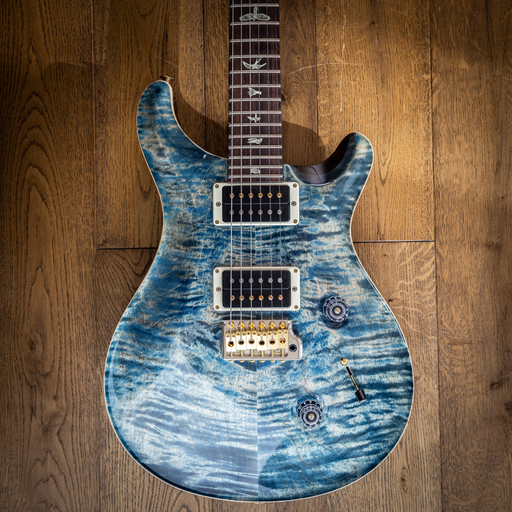 Електрогітара PRS Custom 24 10 Top Faded Whale Blue - зображення 2
