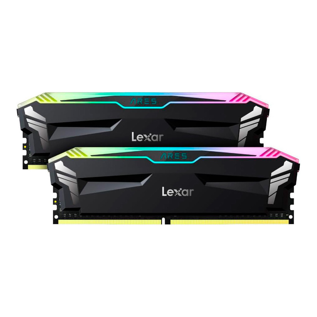 Модуль пам'яті для комп'ютера DDR4 16GB (2x8GB) 3600 MHz Ares RGB Black Lexar (LD4BU008G-R3600GDLA) - зображення 4